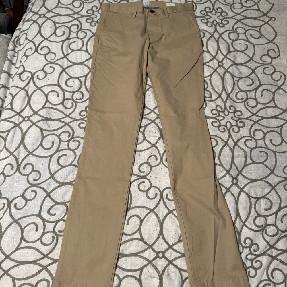 Men's Beige Chino Pants